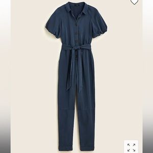 J crew drapey belted romper jumpsuit